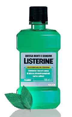 Listerine Linea Igiene Orale Collutorio Denti e Gengive Menta Forte 250 ml