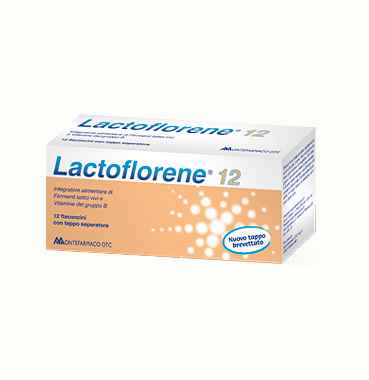 Lactoflorene Linea Fermenti Integratore di Fermenti Lattici 12 Flaconcini 10 ml