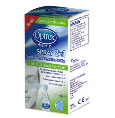 Optrex Linea Salute dell Occhio Actimist 2 in 1 Spray Occhi Stanchi 10 ml