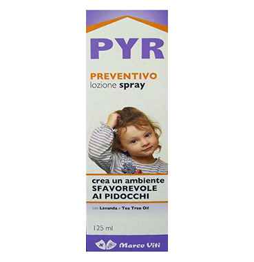 Marco Viti Linea Anti Pediculosi Pyr Soluzione Preventiva Spray Capelli 125 ml