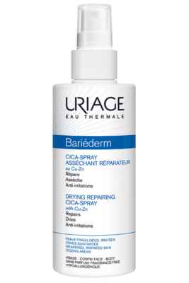 Uriage Linea Trattamenti di Riparazione Bariederm Cica Spray Assorbente 100 ml