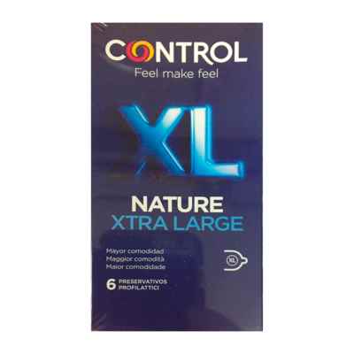 Control Linea Contraccezione Protezione Nature Piacere Naturale 6Profilattici XL